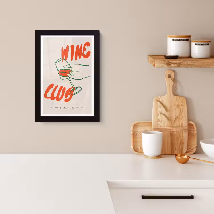 Poster met lijst - Vloeibare Vrijheid — 3