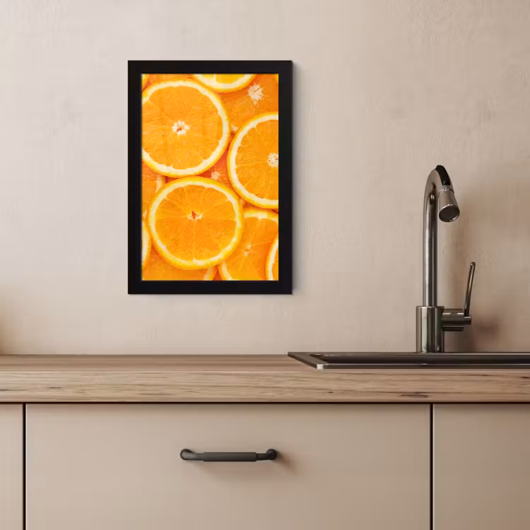 Poster met lijst - Zonneschijn en Schijfjes — 3