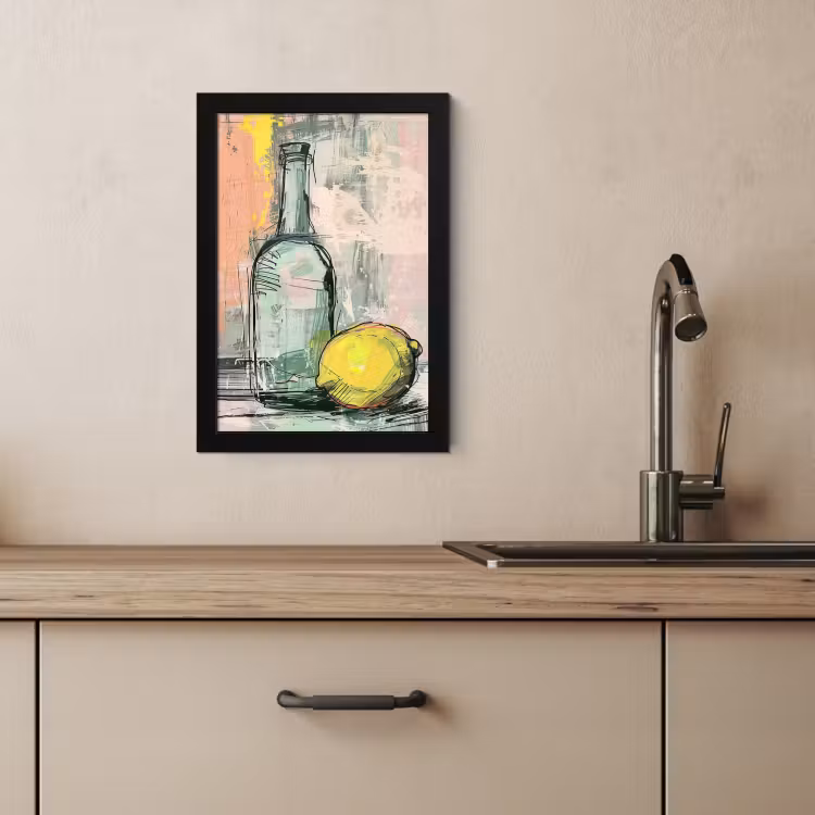 Poster met lijst - Stilleven met Citroen — 2
