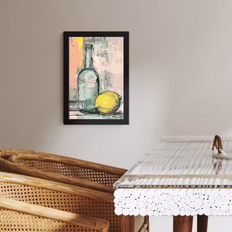Poster met lijst - Stilleven met Citroen — 4