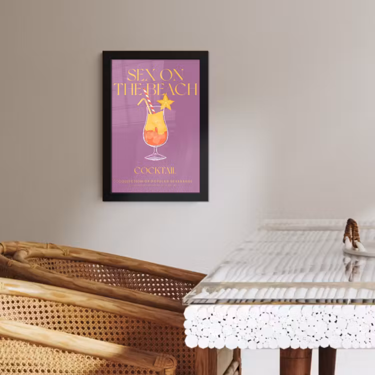 Poster met lijst - Tropische Versnapering — 2