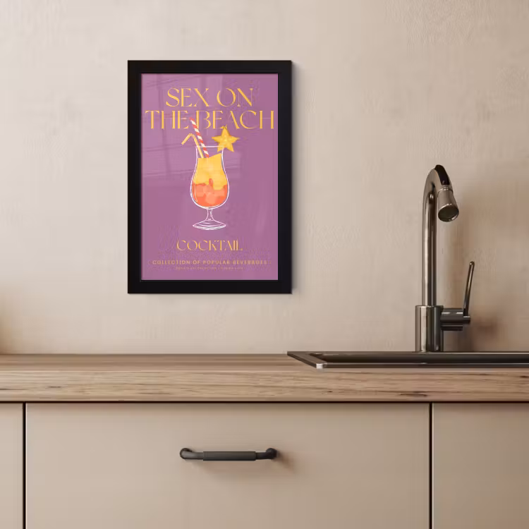 Poster met lijst - Tropische Versnapering — 4