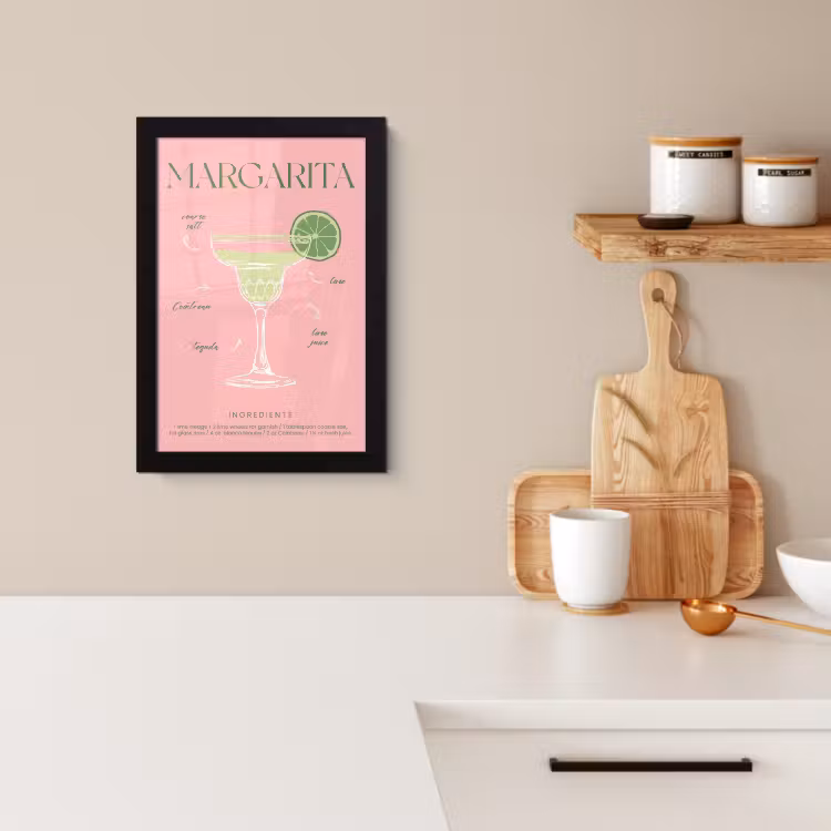 Poster met lijst - Zoete Citrusverleiding — 2