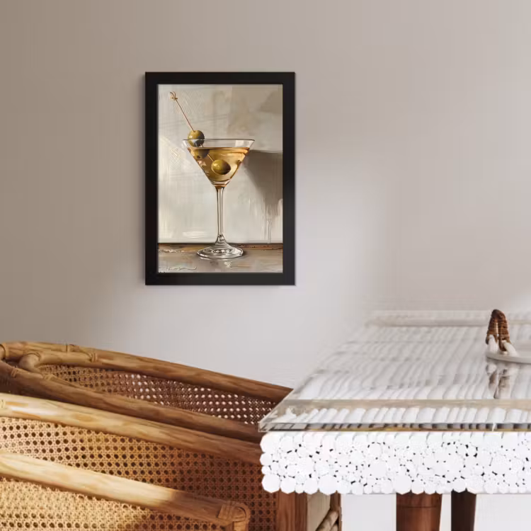 Poster met lijst - Martini Moment — 4