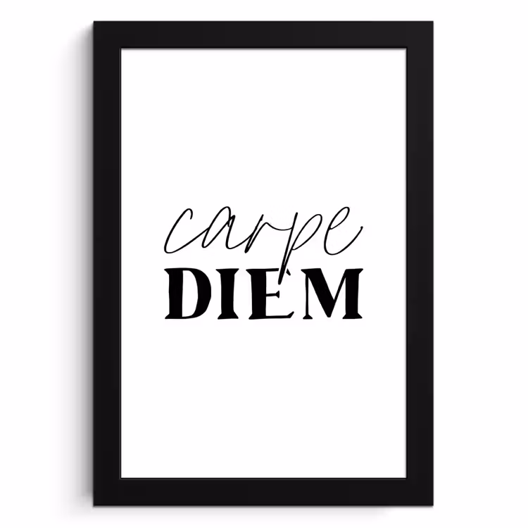 Poster met lijst - Pluk de Dag — 1