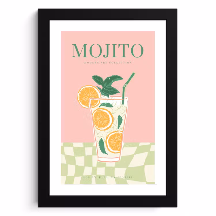Poster met lijst - Zomerse Kunst — 1