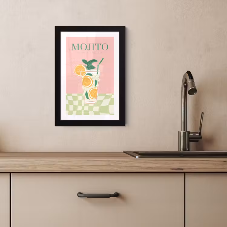Poster met lijst - Zomerse Kunst — 4