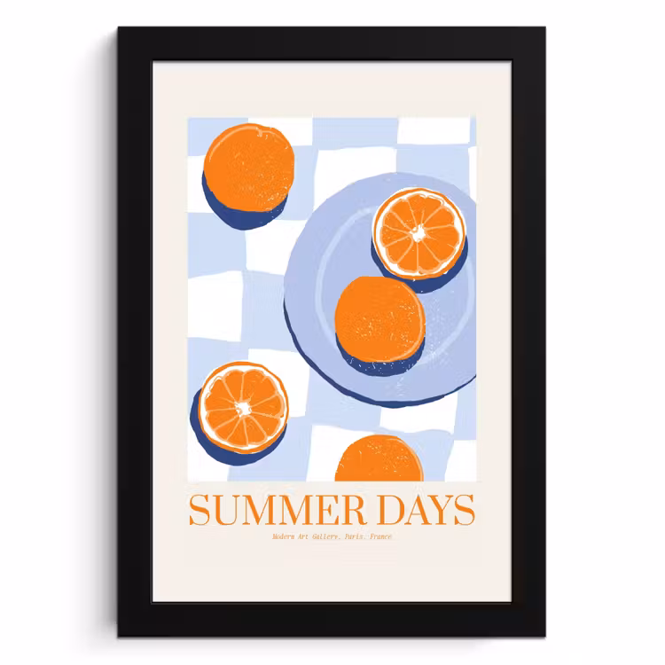 Poster met lijst - Zonovergoten Citrus — 1