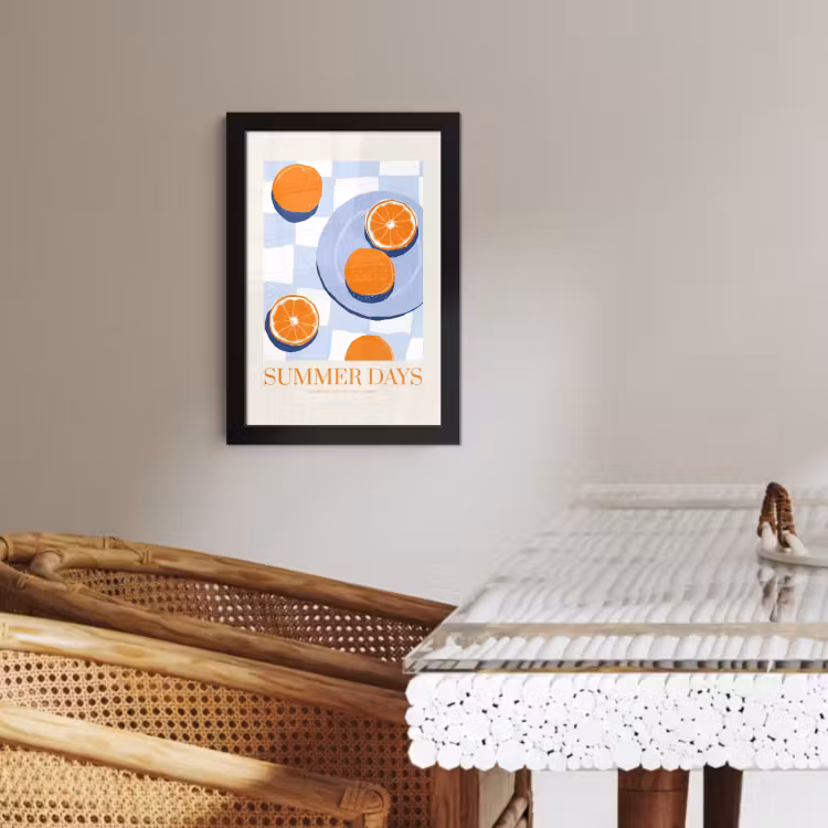 Poster met lijst - Zonovergoten Citrus — 3