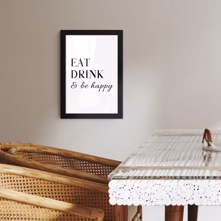 Poster met lijst - Levensgenot in Woorden — 3