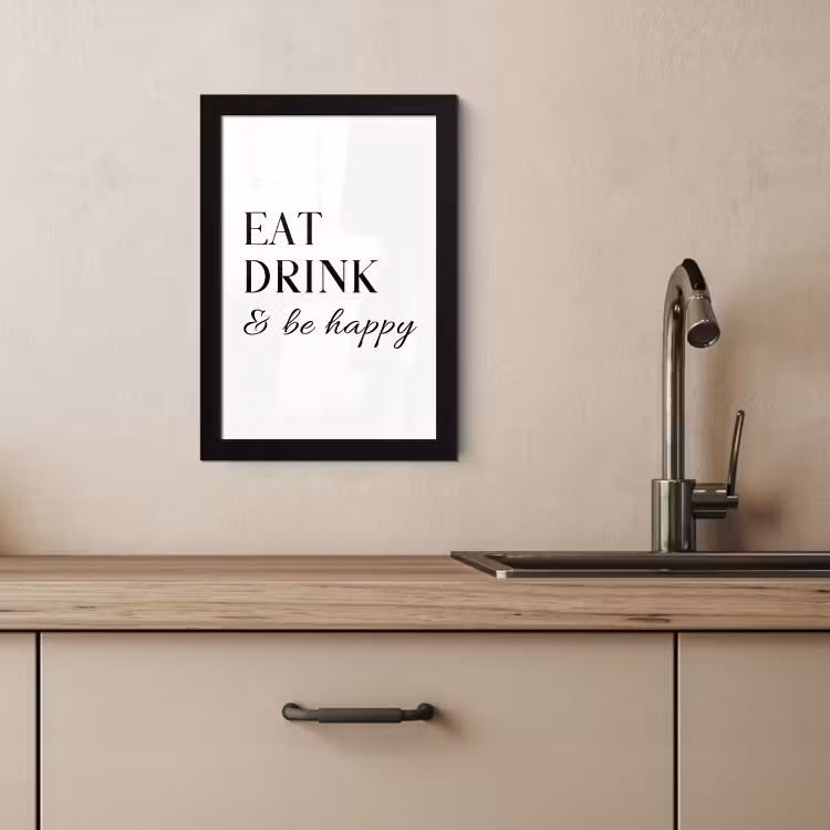 Poster met lijst - Levensgenot in Woorden — 4