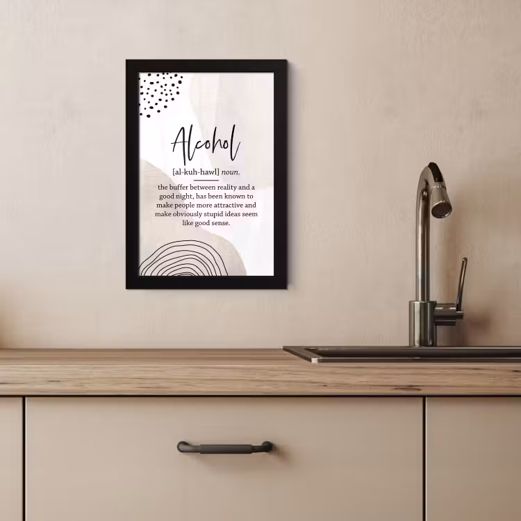 Poster met lijst - Ongetemde Nuchterheid — 2