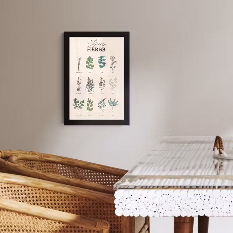 Poster met lijst - Planten - Keuken - Kruiden — 2