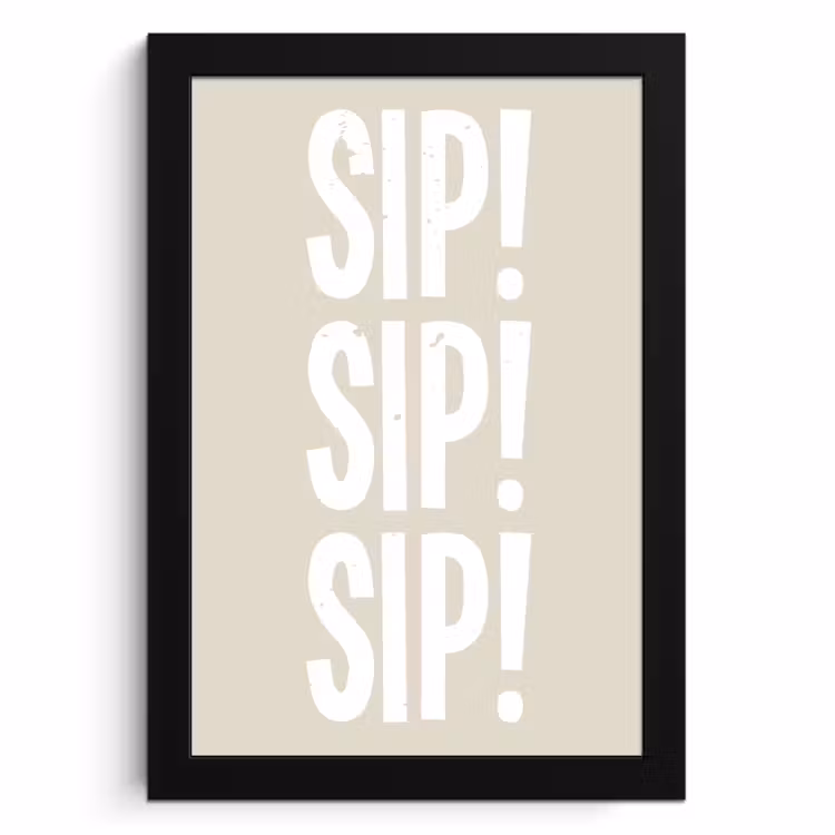 Poster met lijst - Vintage - Decoratie - Japandi - Wit — 1