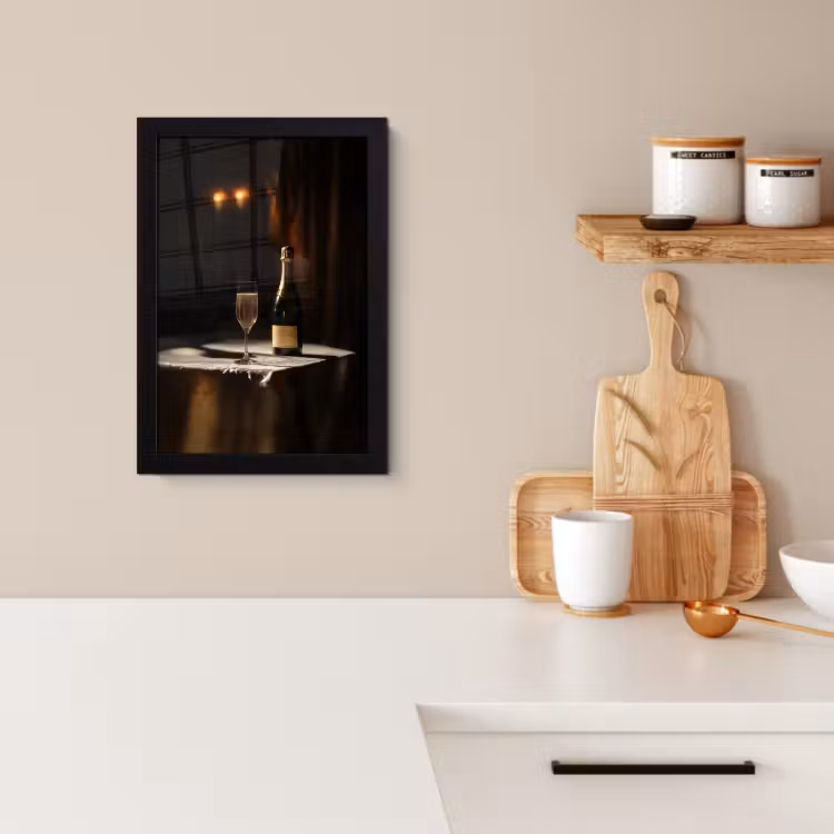 Poster met lijst - Prosecco - Bubbels - Sfeervol - Drank — 2