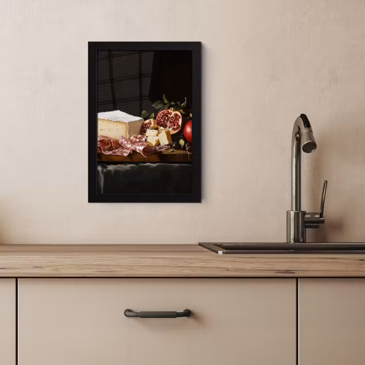Poster met lijst - Stilleven - Vintage - Borrelplank — 3