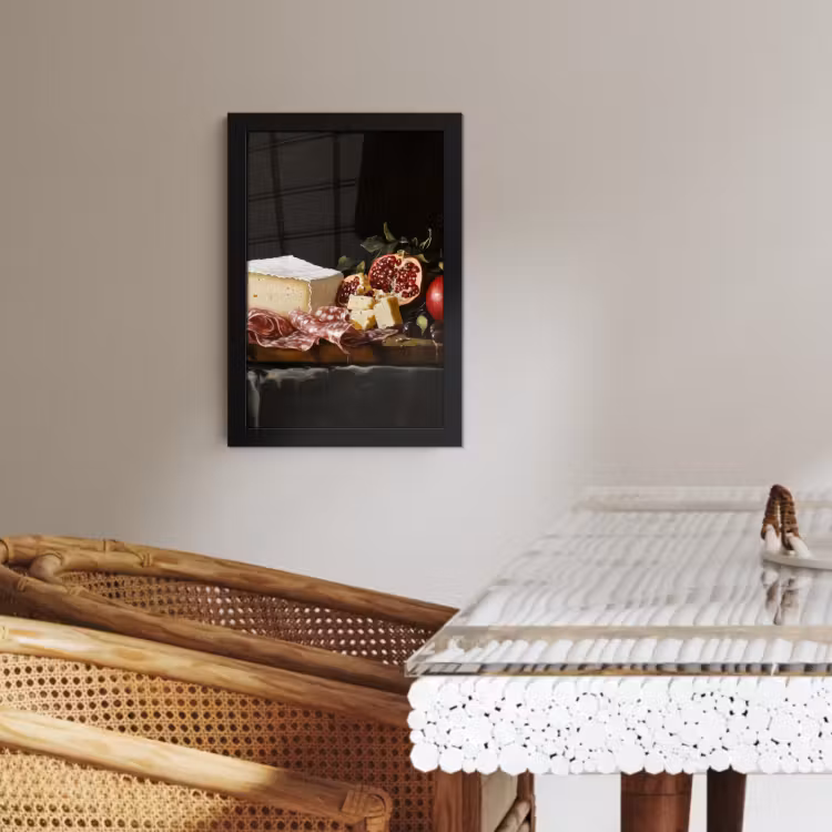 Poster met lijst - Stilleven - Vintage - Borrelplank — 4