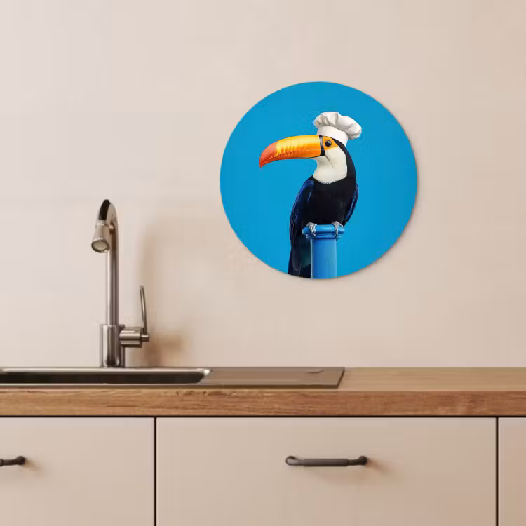Muurcirkel - Tucan - Sokkel - Vogel - Koksmuts — 2