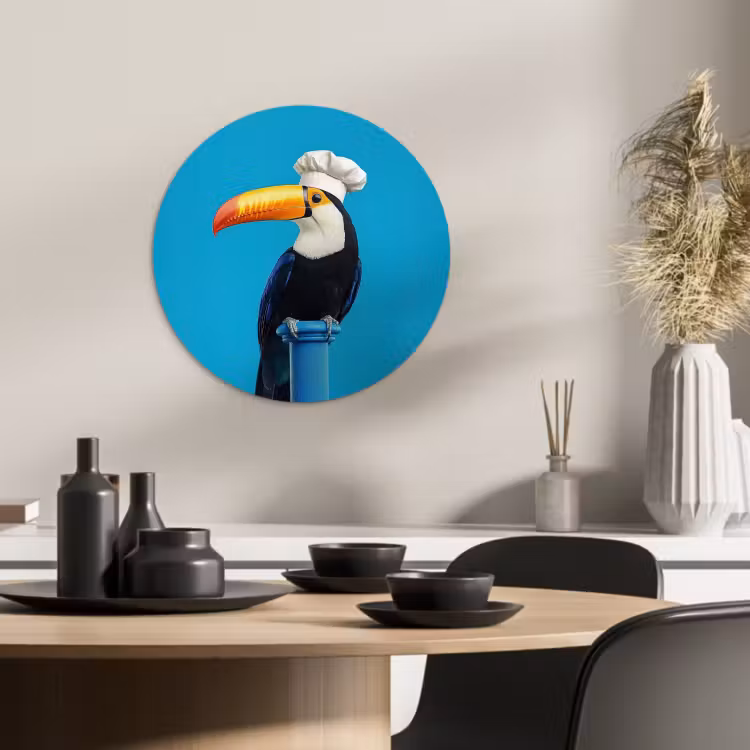 Muurcirkel - Tucan - Sokkel - Vogel - Koksmuts — 3