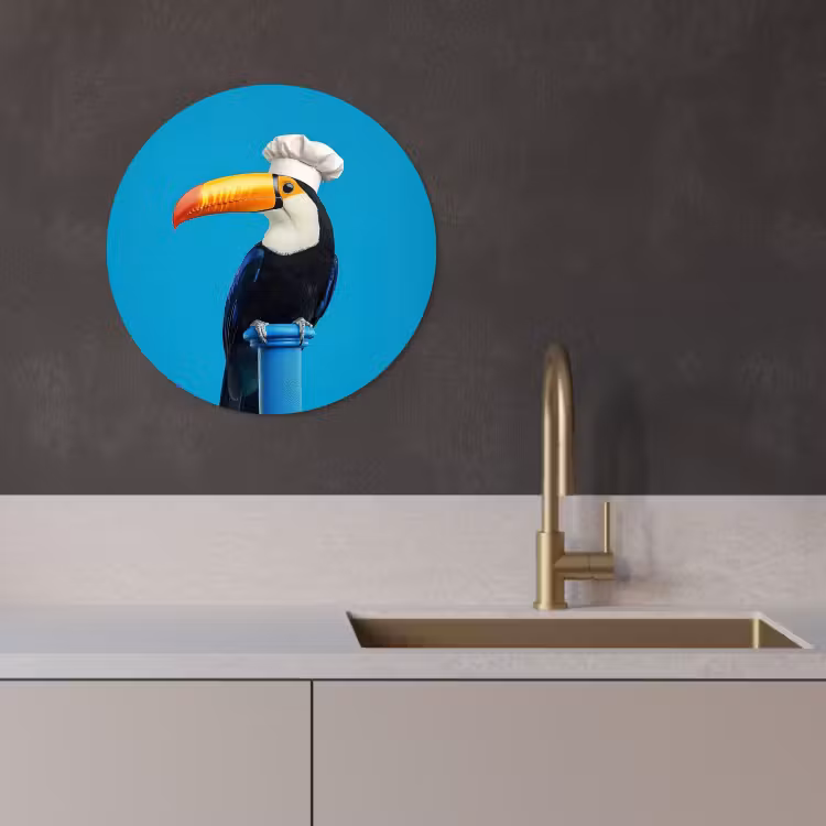 Muurcirkel - Tucan - Sokkel - Vogel - Koksmuts — 4