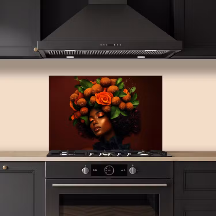 Spatscherm keuken - Vrouw - lychee - exotisch — 5