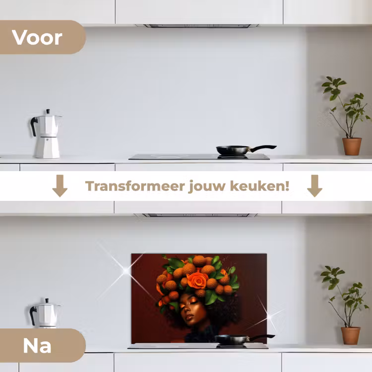 Spatscherm keuken - Vrouw - lychee - exotisch — 7