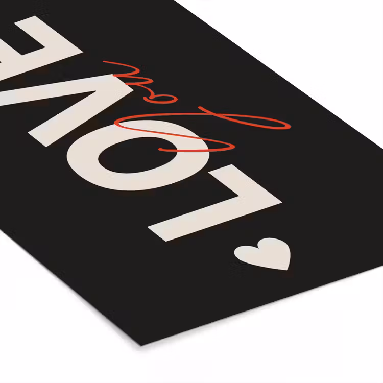 Poster met lijst - Love - Rood - Valentijn — 7