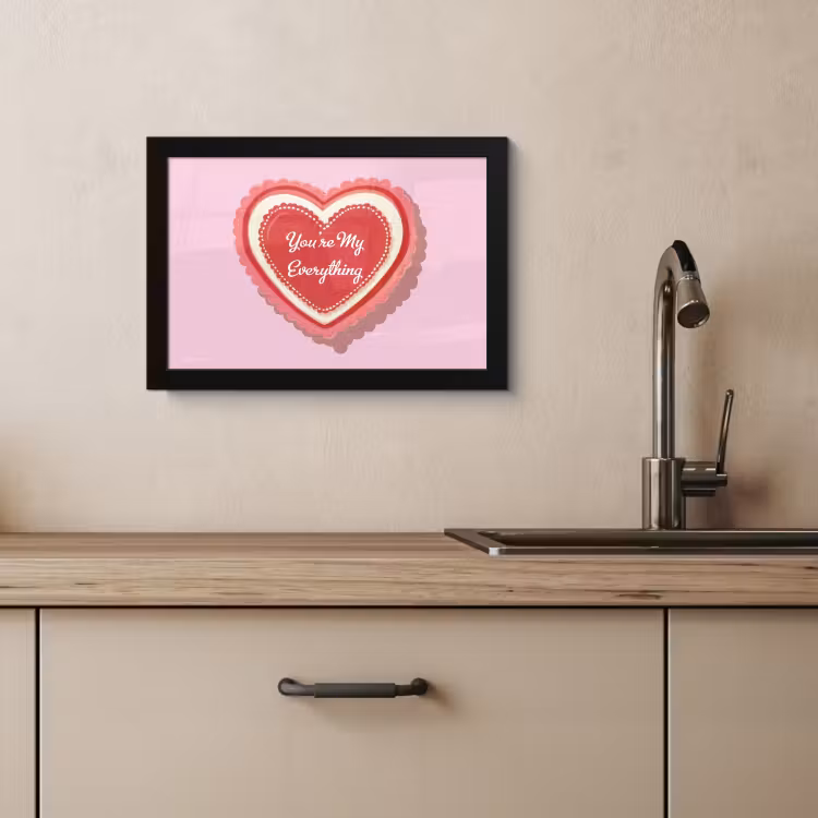 Poster met lijst - Liefde - Hart - Valentijn — 3