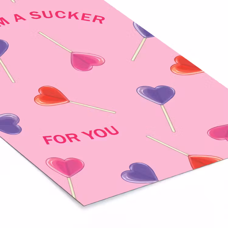 Poster met lijst - Lolly - Valentijn - Illustratie - Snoep — 7