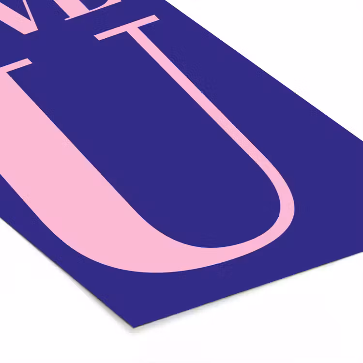 Poster met lijst - Love - Blauw - Valentijn — 7