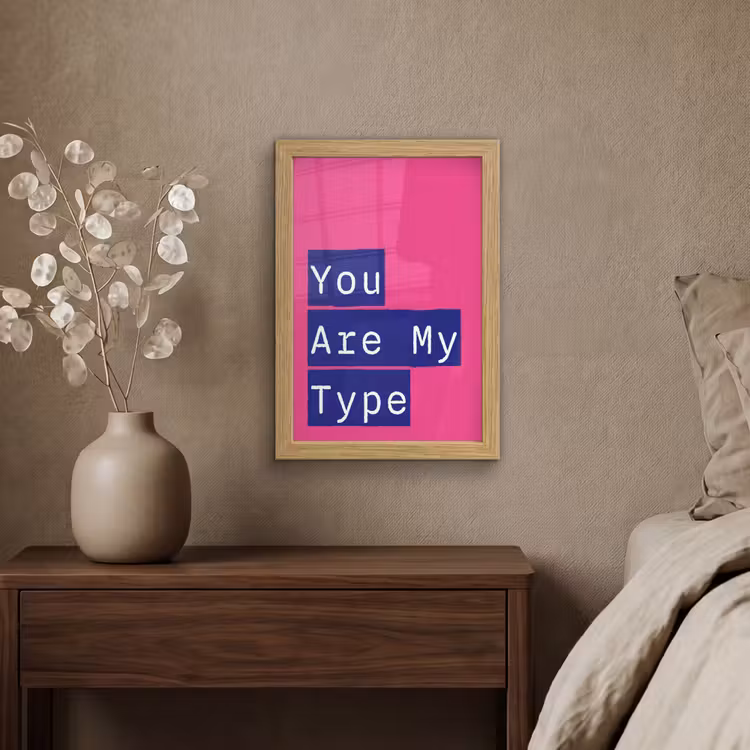 Poster met lijst - Valentijn - Tekst - Love — 4