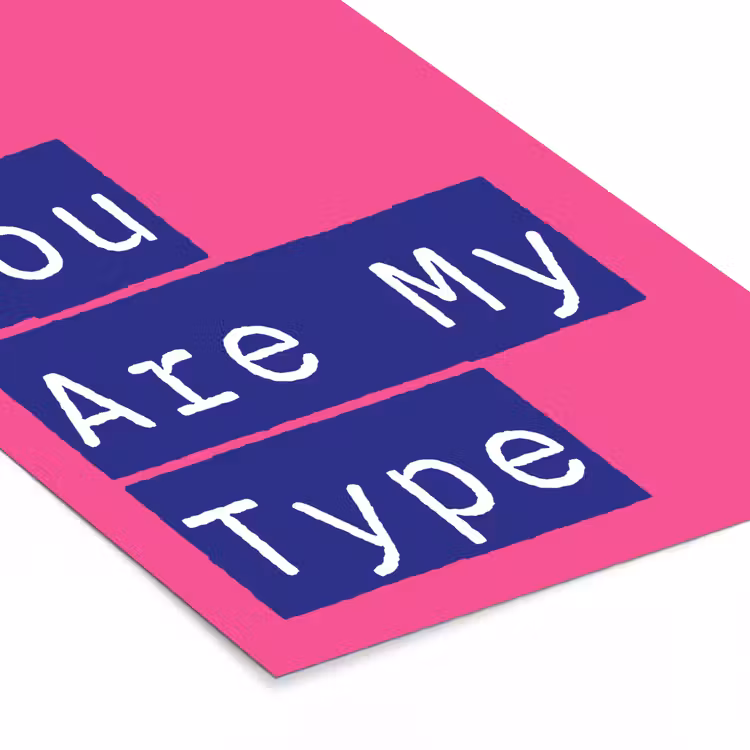 Poster met lijst - Valentijn - Tekst - Love — 7