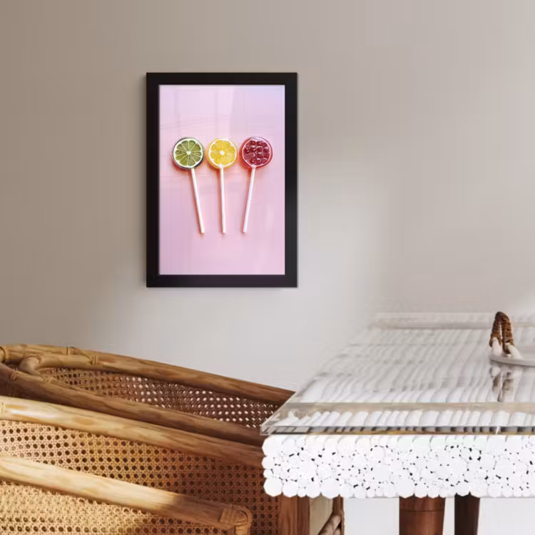 Poster met lijst - Lolly - Snoep - Citrus — 4