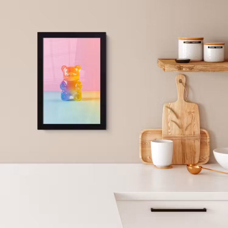 Poster met lijst - Pastel - Snoep — 3