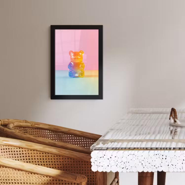 Poster met lijst - Pastel - Snoep — 4