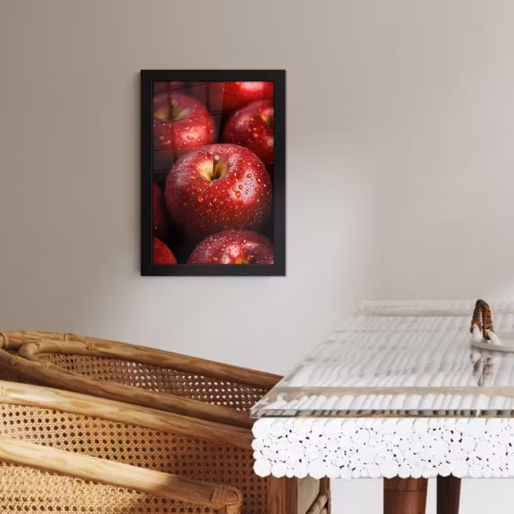 Poster met lijst - Rood - Appels - Fruit — 3