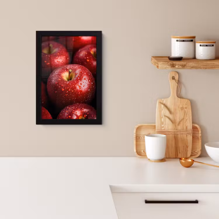 Poster met lijst - Rood - Appels - Fruit — 4
