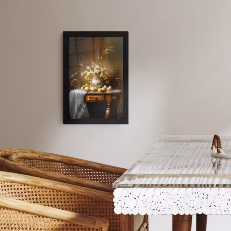 Poster met lijst - Paaseieren - Stilleven - Vaas — 2