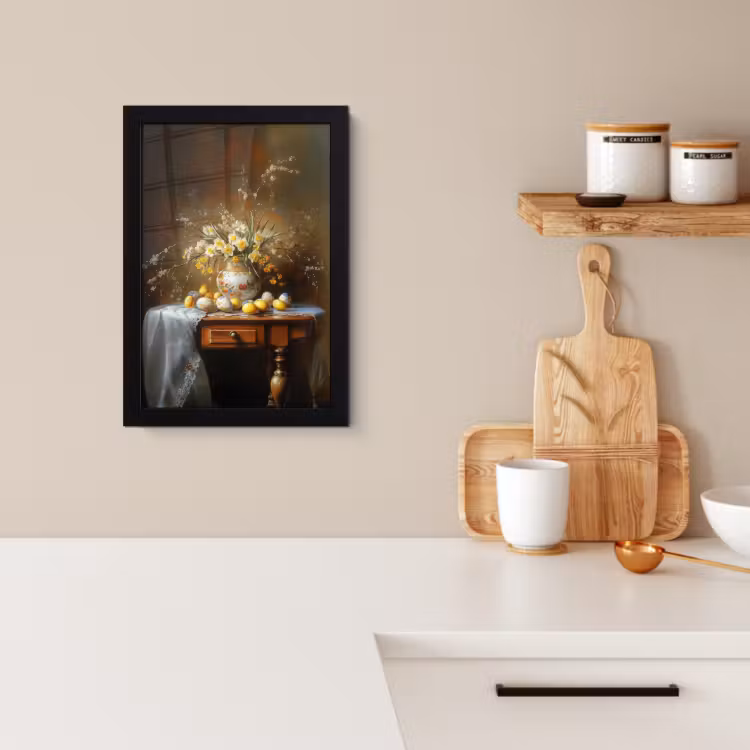 Poster met lijst - Paaseieren - Stilleven - Vaas — 3
