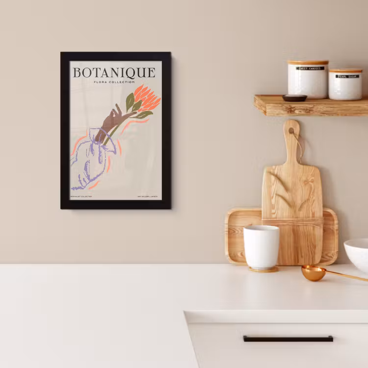Poster met lijst - Natuurlijke Elegantie — 2