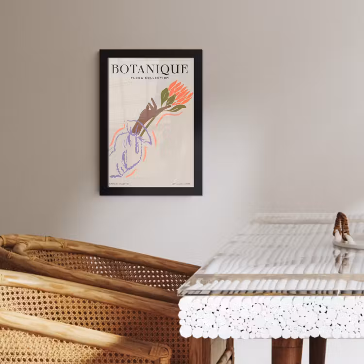 Poster met lijst - Natuurlijke Elegantie — 3