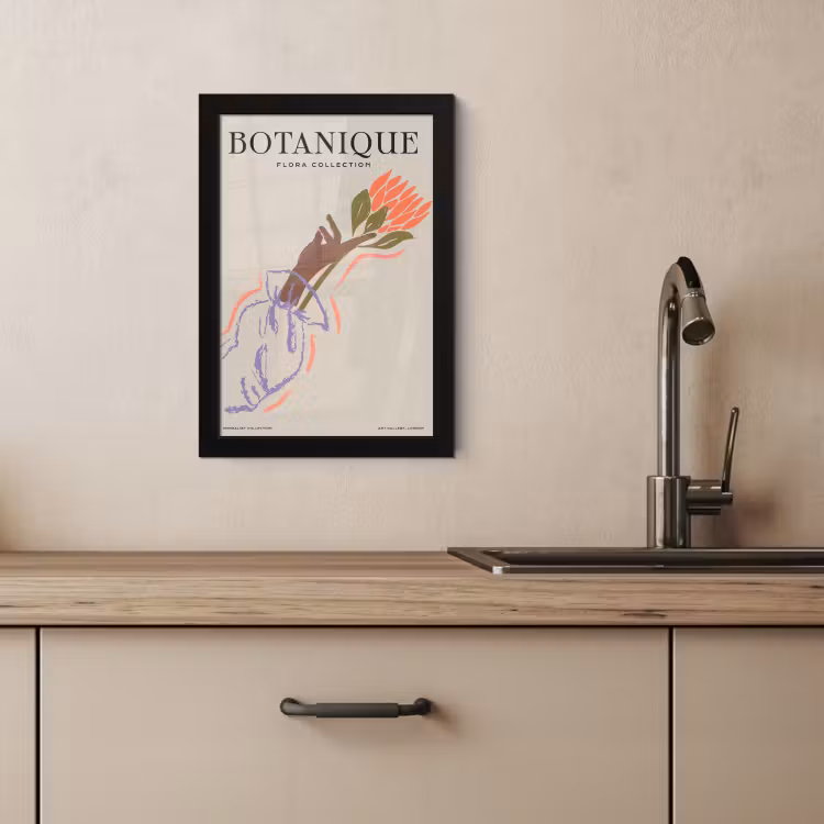 Poster met lijst - Natuurlijke Elegantie — 4