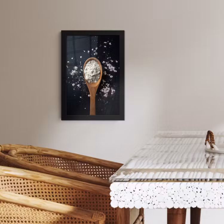 Poster met lijst - Meel - Hout - Lepel — 3