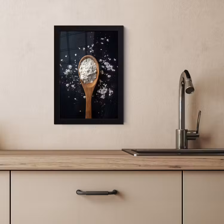 Poster met lijst - Meel - Hout - Lepel — 4