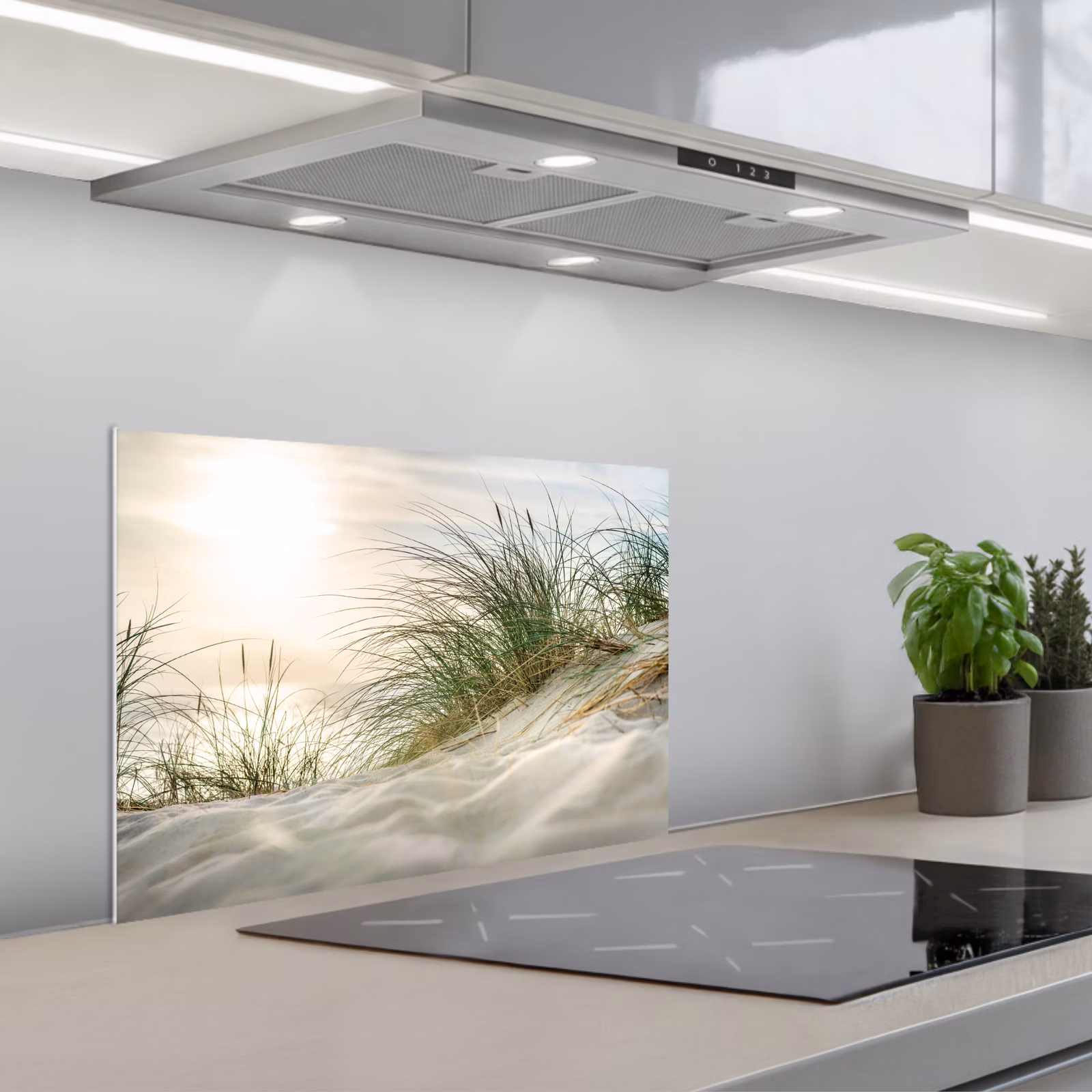 Spatscherm keuken - Duin - Waddeneilanden - Water — 1