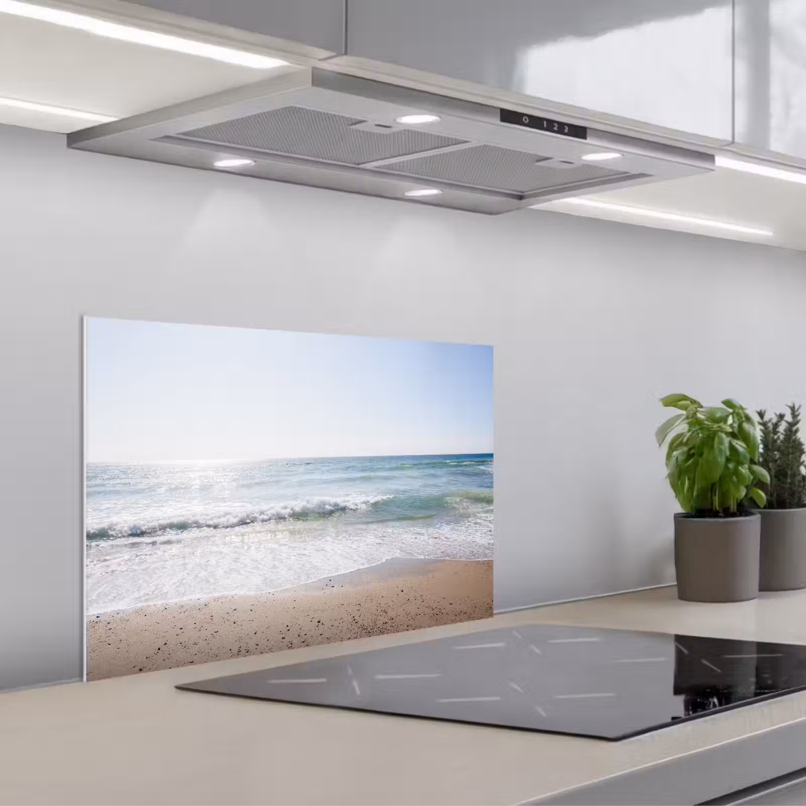 Spatscherm keuken - Strand - Water - Turquoise — 1