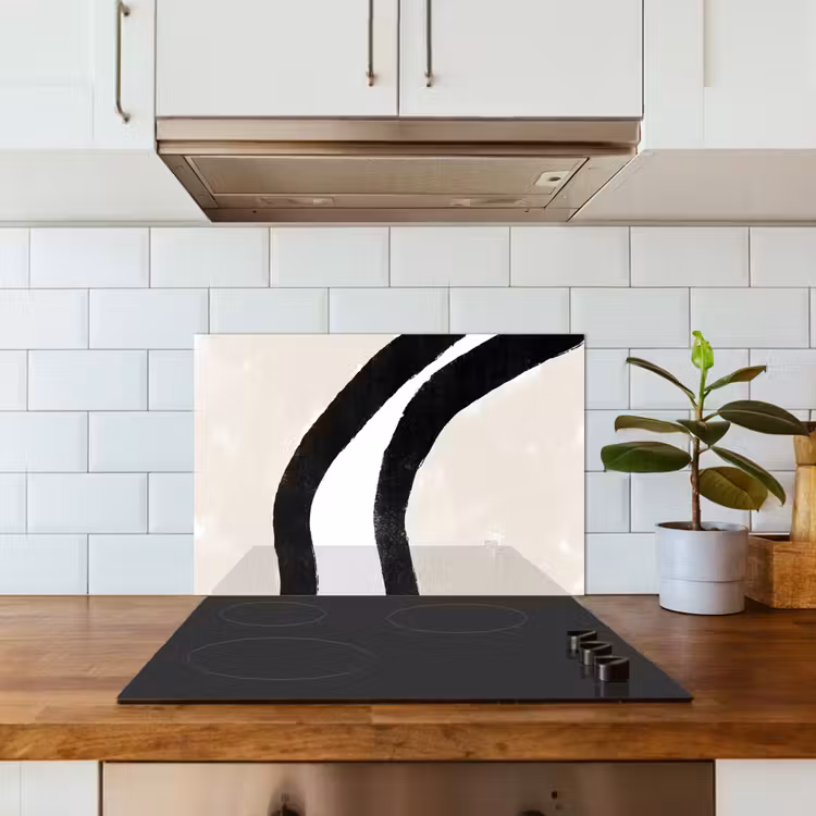 Spatscherm keuken - Abstract - Lijn - Design - Pastel — 3