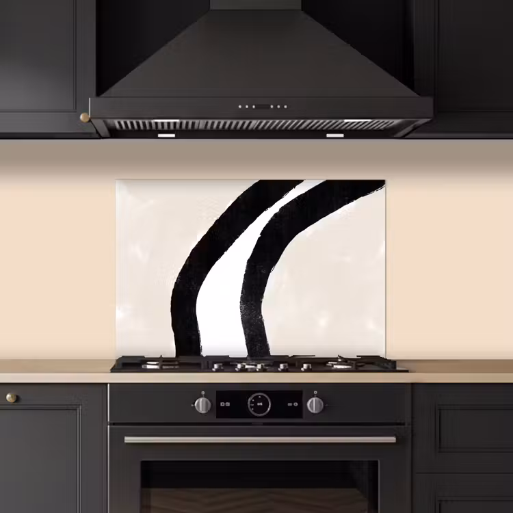 Spatscherm keuken - Abstract - Lijn - Design - Pastel — 5