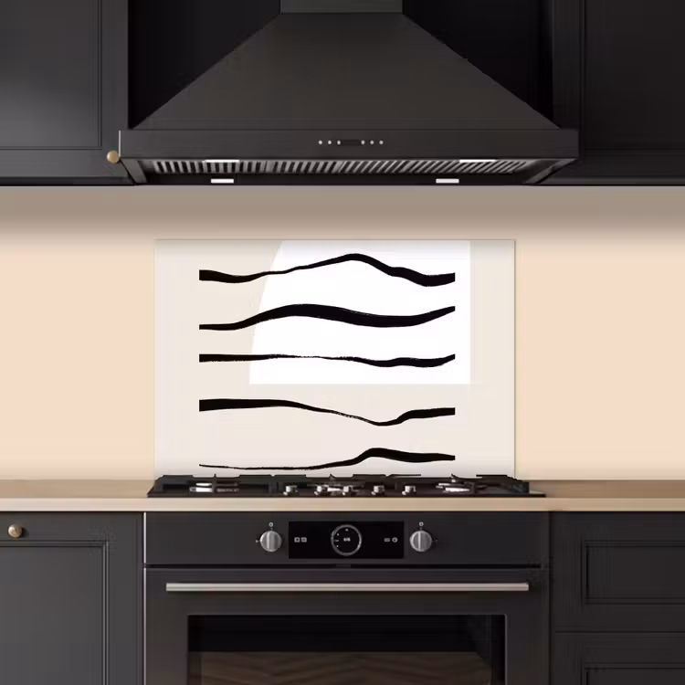 Spatscherm keuken - Abstract - Lijn - Pastel — 5