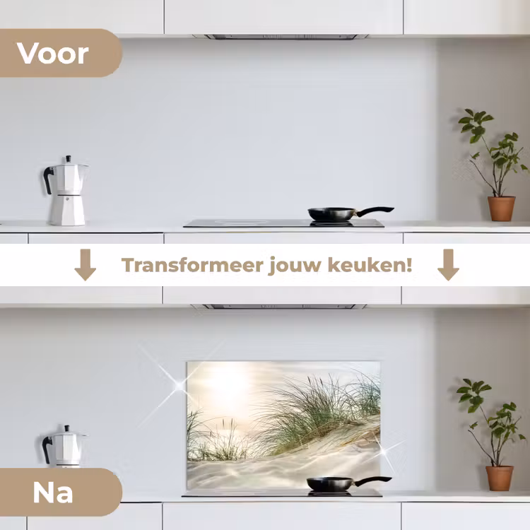 Spatscherm keuken - Duin - Waddeneilanden - Water — 7
